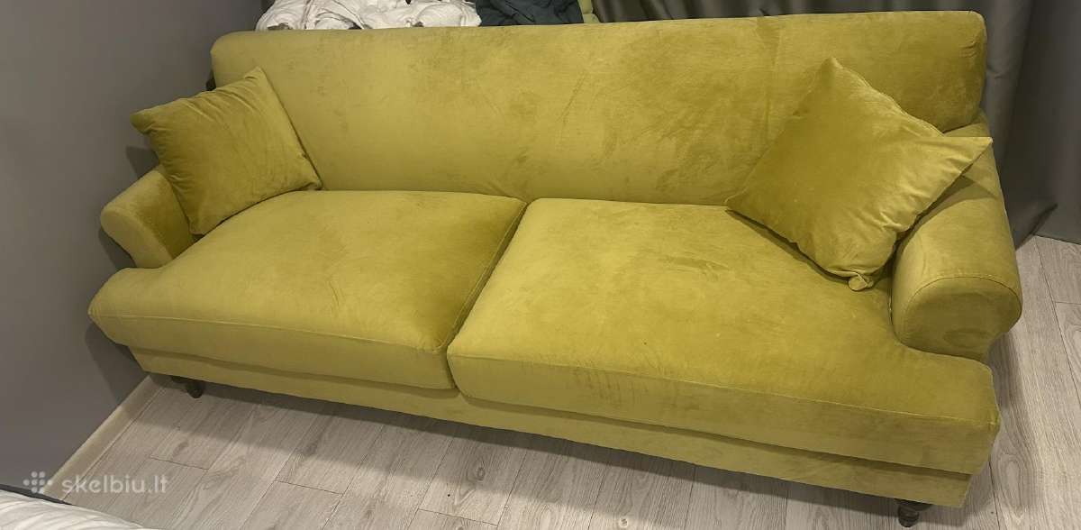 Tvirta švelnaus aksomo garstyčių spalva 2000x800mm