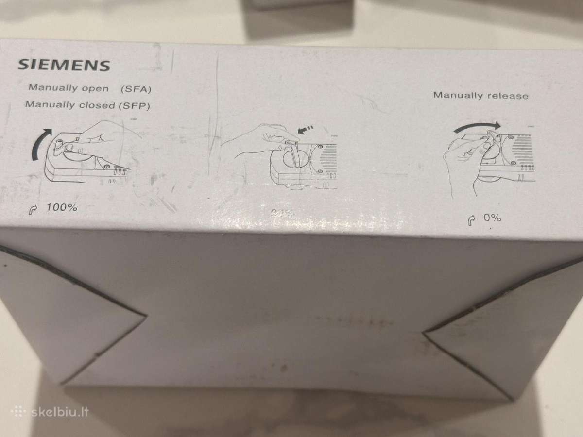 Siemens Sfa21/18 elektrinis vožtuvas - nuotraukos Nr. 7