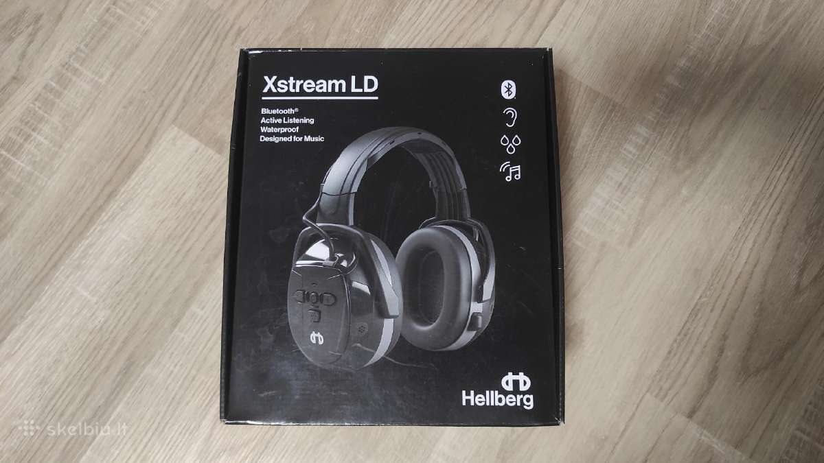Apsauginės ausinės su bluetooth Hellberg