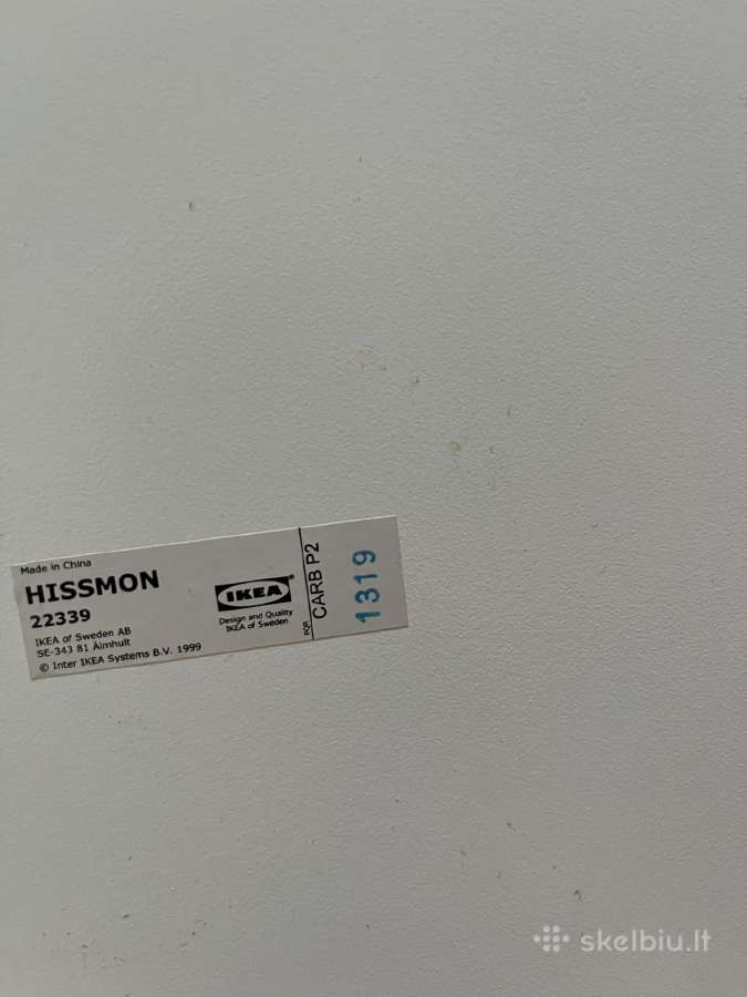 Ikea Hissmon dvivietis mokyklinis/darbo stalas - nuotraukos Nr. 2
