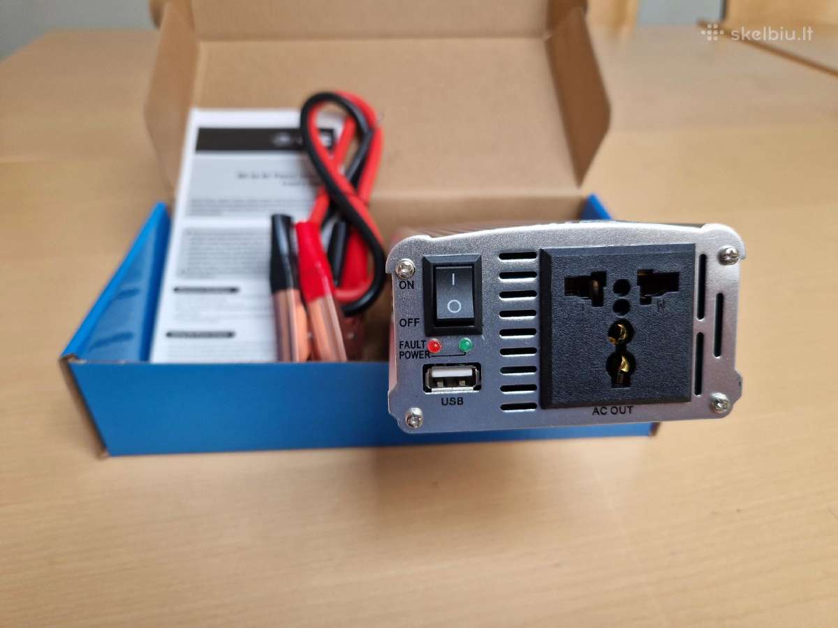2000w įtampos keitiklis–inverteris iš 12v į 220v - nuotraukos Nr. 2
