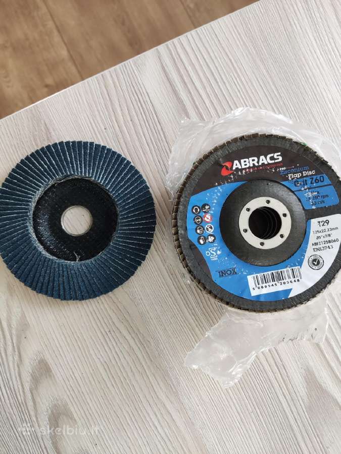 Šlifavimo diskai metalui, Abracs Z60 125 x 22 - nuotraukos Nr. 2