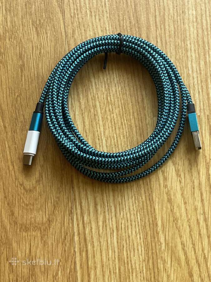 3m Usb-a to Micro Usb / Usb-c laidas su adapteriu