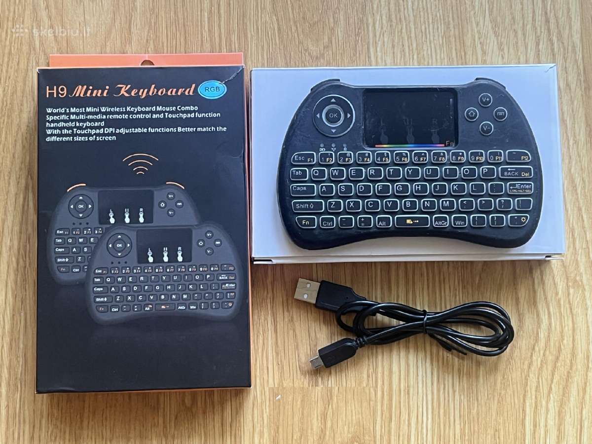 H9 mini klaviatūra Bt Usb