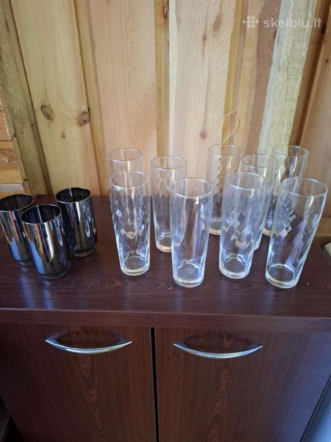 Puodeliai stiklines bokalai - nuotraukos Nr. 2