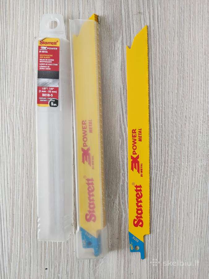 Tiesinio pjūklo geležtės metalui, Starrett B818-5