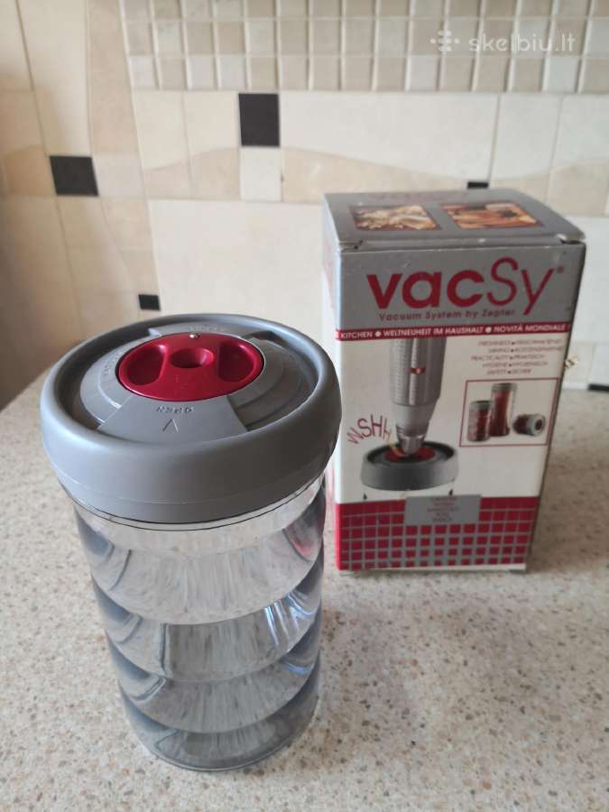 Vacsy stiklinis indas vakumavimui 1ltr - nuotraukos Nr. 5