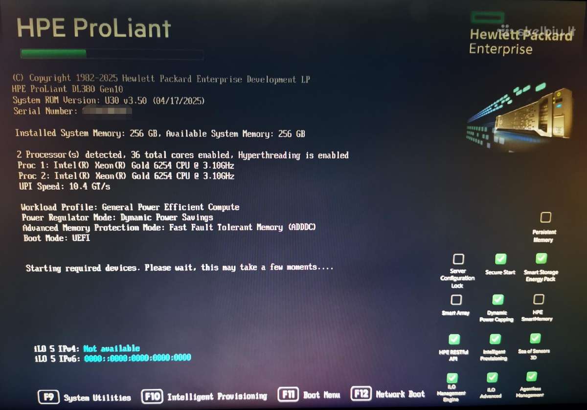 Hpe Dl380 Gen10 2x Gold 6254 8sff Sas + 8sff Nvme