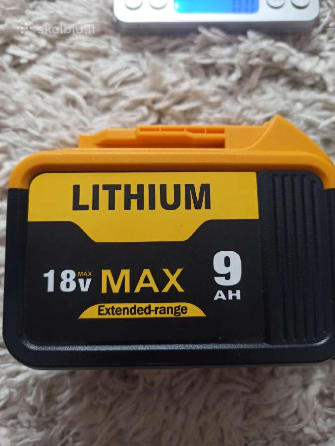 18v 9000mah Xr Dewalt Akumuliatorius - Skelbiu.lt