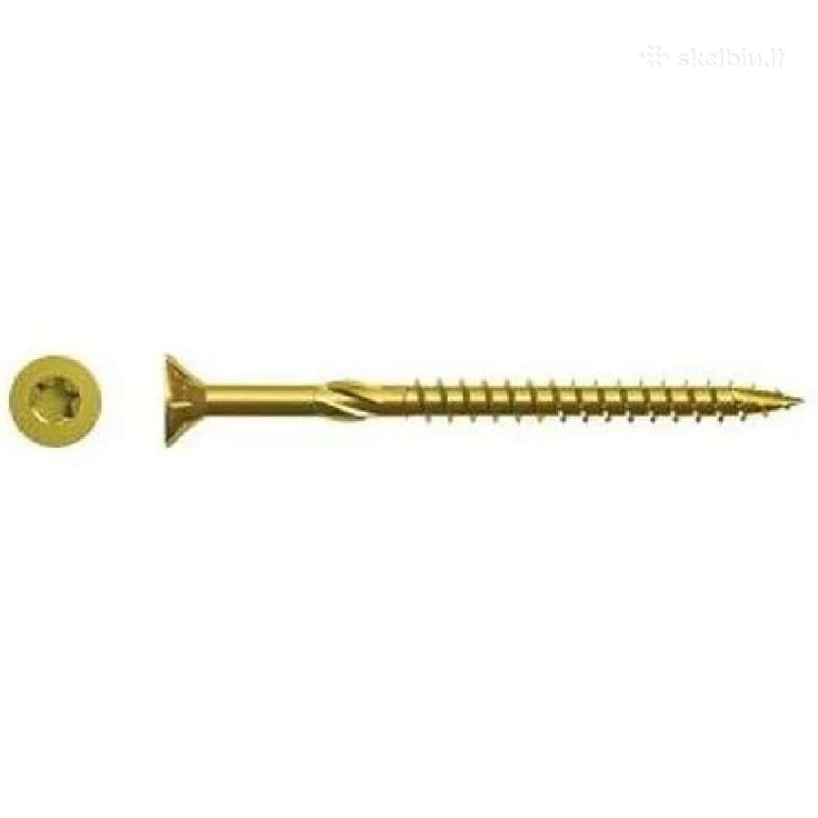 Medsraigčiai geltoni 6x160 / 72 mm T30 Prx 17 - nuotraukos Nr. 4