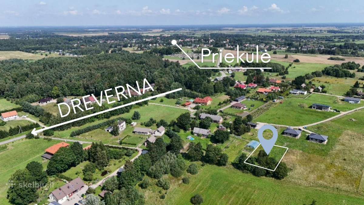 Namų valdos sklypas Pangesų k. Priekulės sen. - nuotraukos Nr. 2
