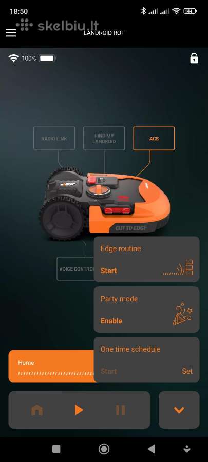 Worx L2000 su Acs - nuotraukos Nr. 5