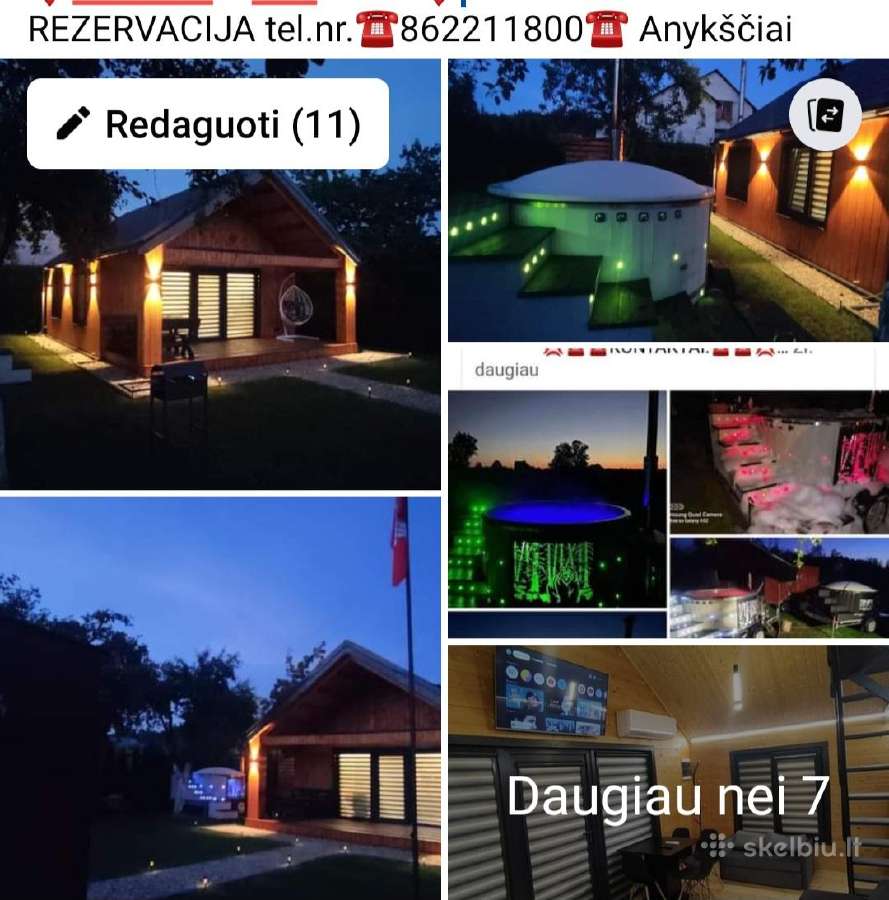 Mobilaus kubilo,pirtelės,namelio nuoma14d.laisvas - nuotraukos Nr. 2