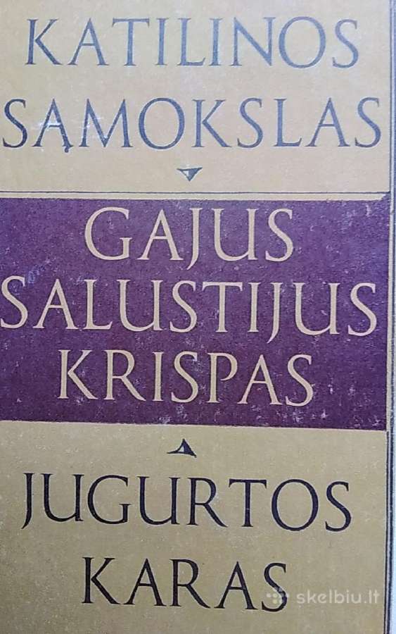 Katilinos sąmokslas. Jugurtos karas.