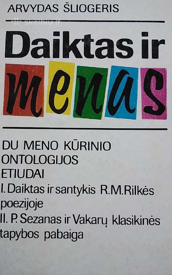 Daiktas ir menas