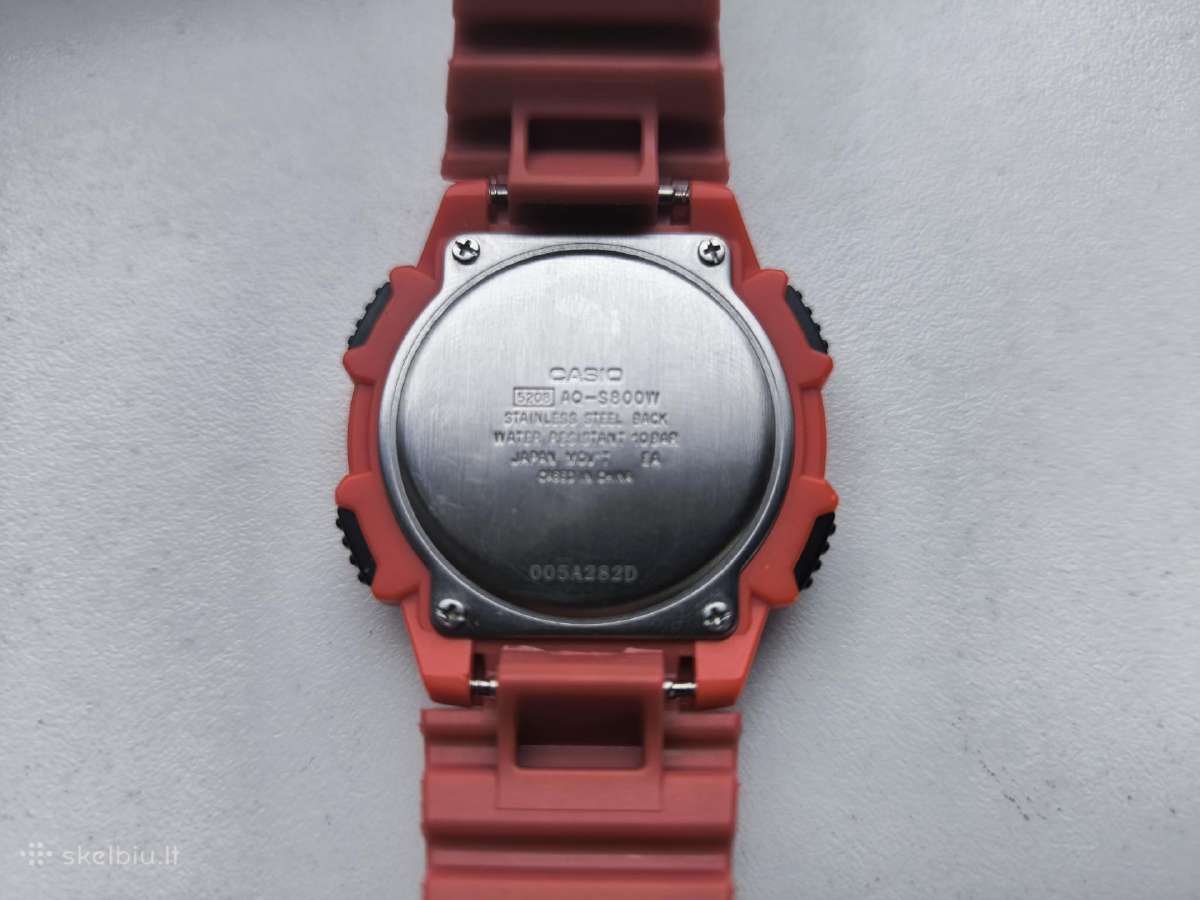 Casio Tough Solar Aq-s800w laikrodis - nuotraukos Nr. 5