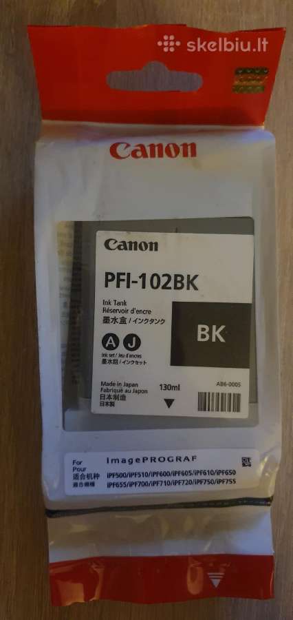 Canon Pfi-102mbk - nuotraukos Nr. 2