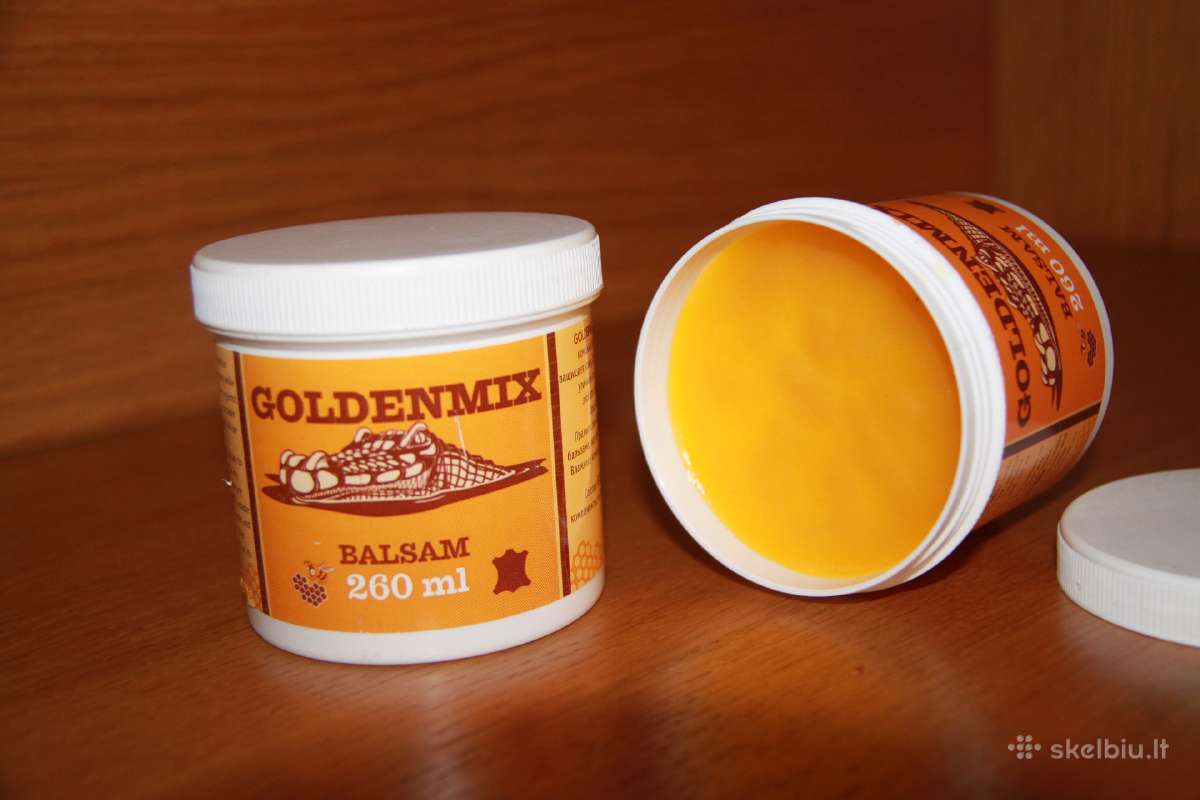 Goldenmix balzamas odiniams gaminiams 260ml