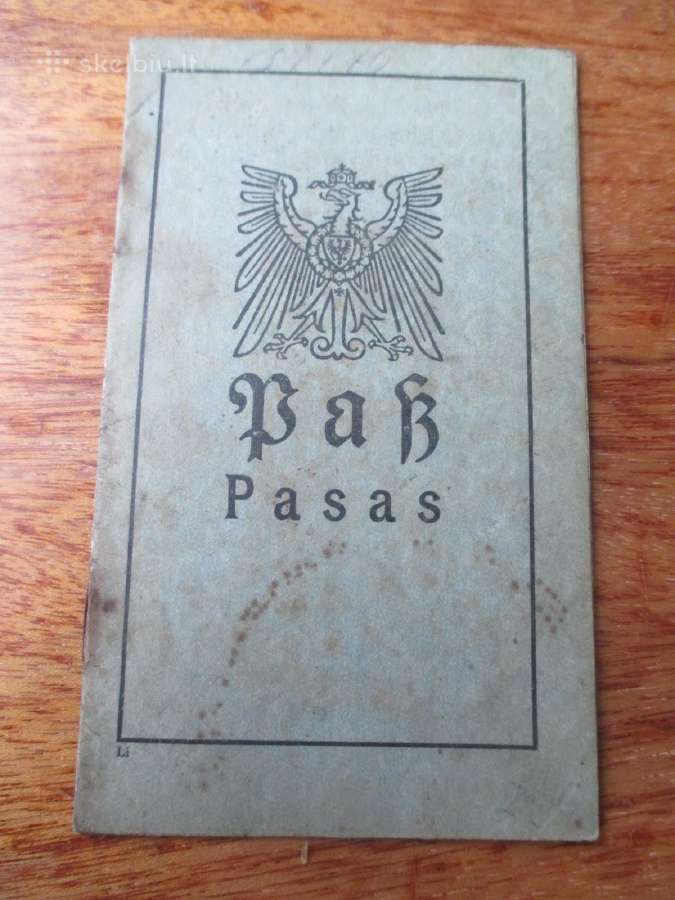 1917 m. Pasas