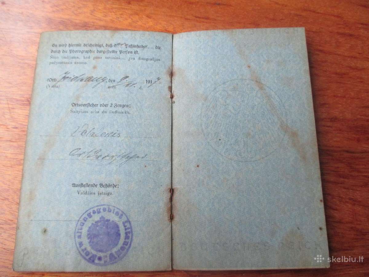 1917 m. Pasas - nuotraukos Nr. 5