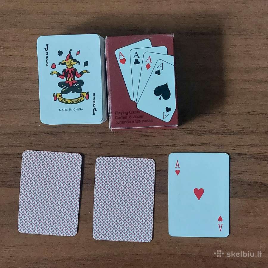 Miniatiūrinės ( mini ) žaidimo kortos - nuotraukos Nr. 7