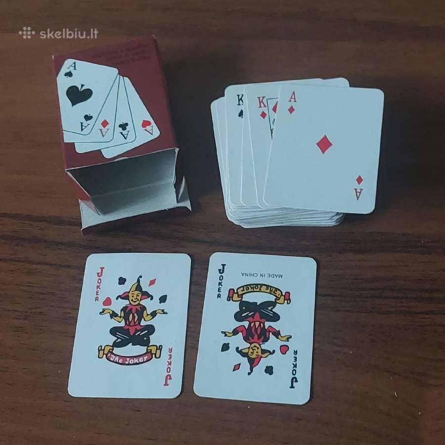 Miniatiūrinės ( mini ) žaidimo kortos - nuotraukos Nr. 15