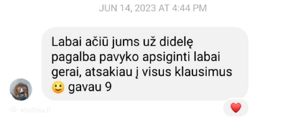 Profesionali pagalba studentams: atsiliepimai - nuotraukos Nr. 19