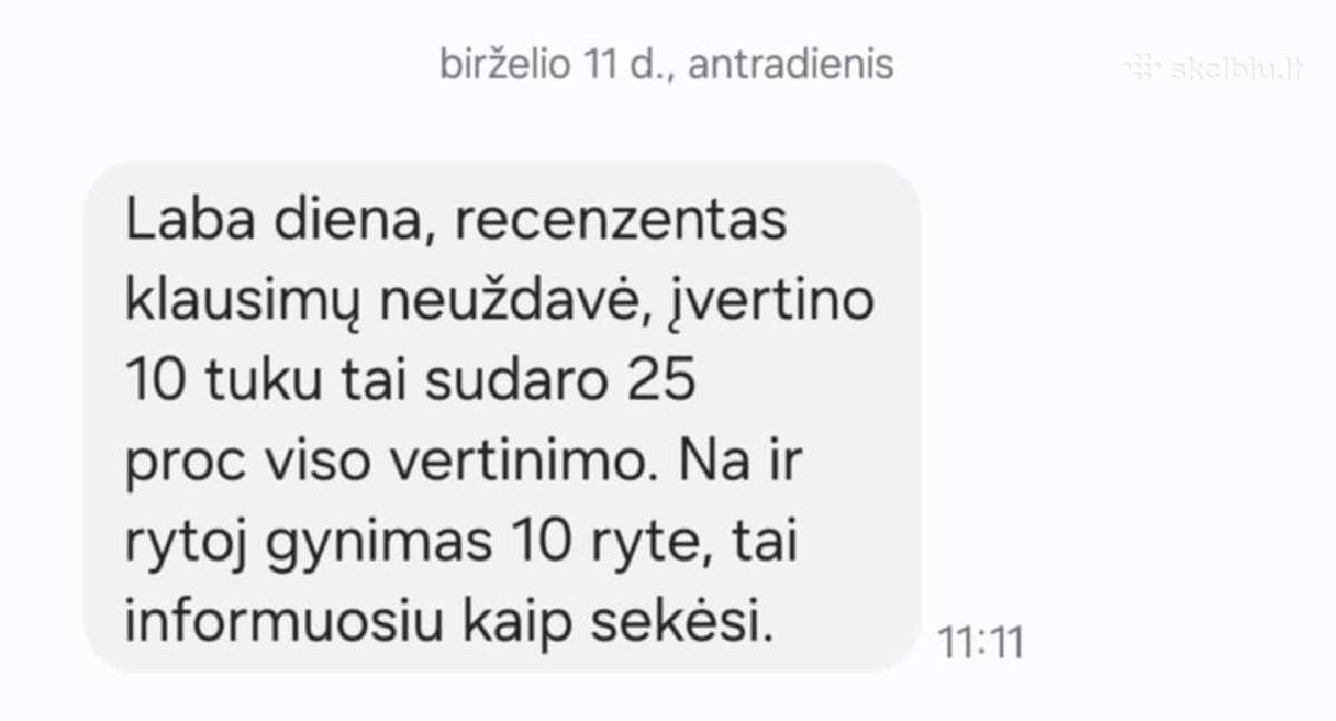 Profesionali pagalba studentams: atsiliepimai - nuotraukos Nr. 20