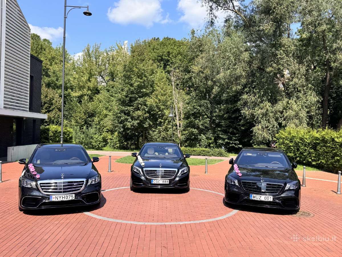 Automobilių nuoma vestuvėms MB S Klasės - nuotraukos Nr. 13