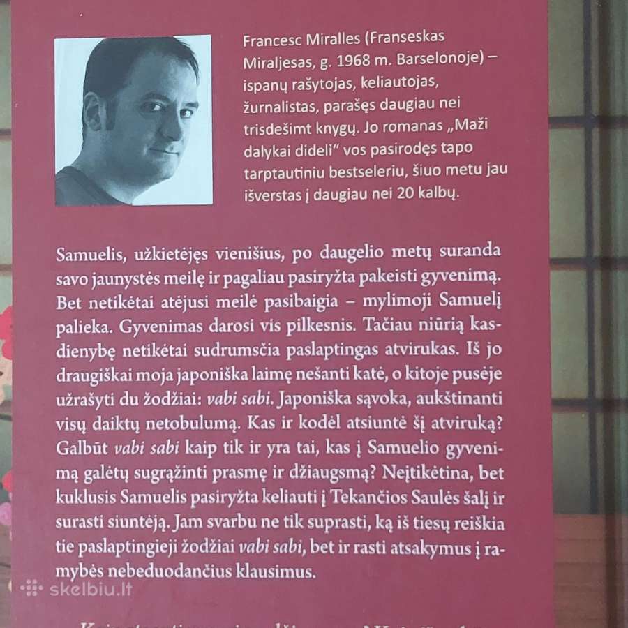 Francesc Miralles - knyga " Vabi Sabi ". - nuotraukos Nr. 5