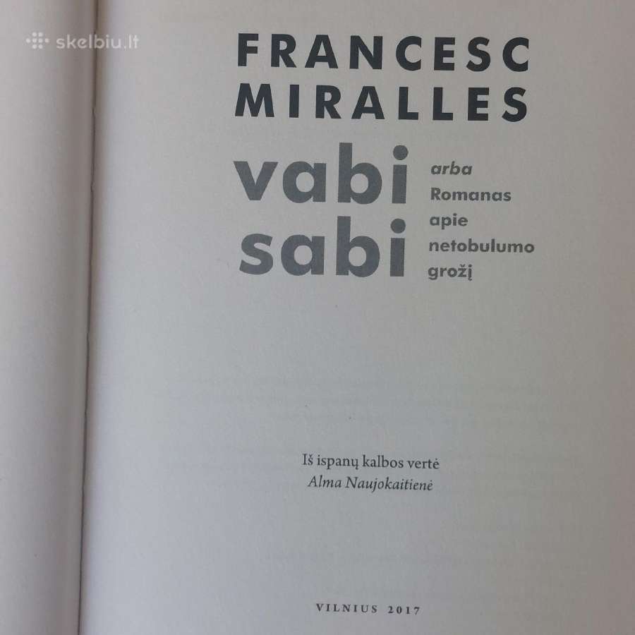 Francesc Miralles - knyga " Vabi Sabi ". - nuotraukos Nr. 8