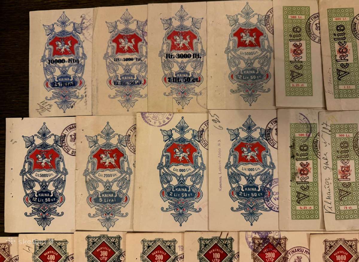 82 skirtingi vekseliai