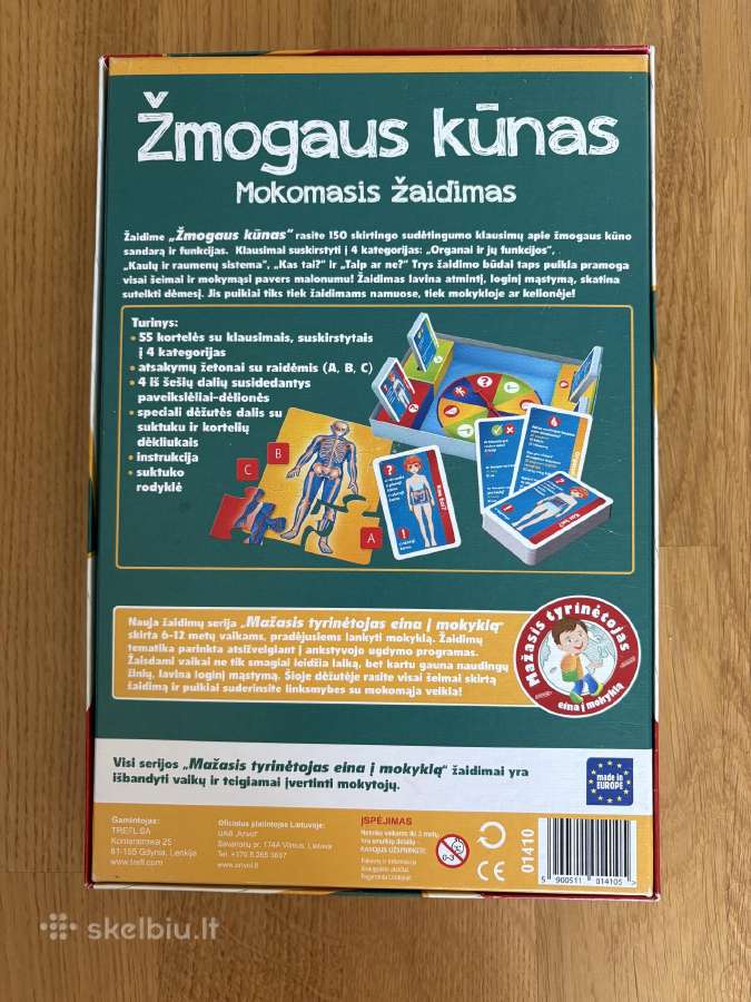 Stalo žaidimas „Žmogaus kūnas - nuotraukos Nr. 2