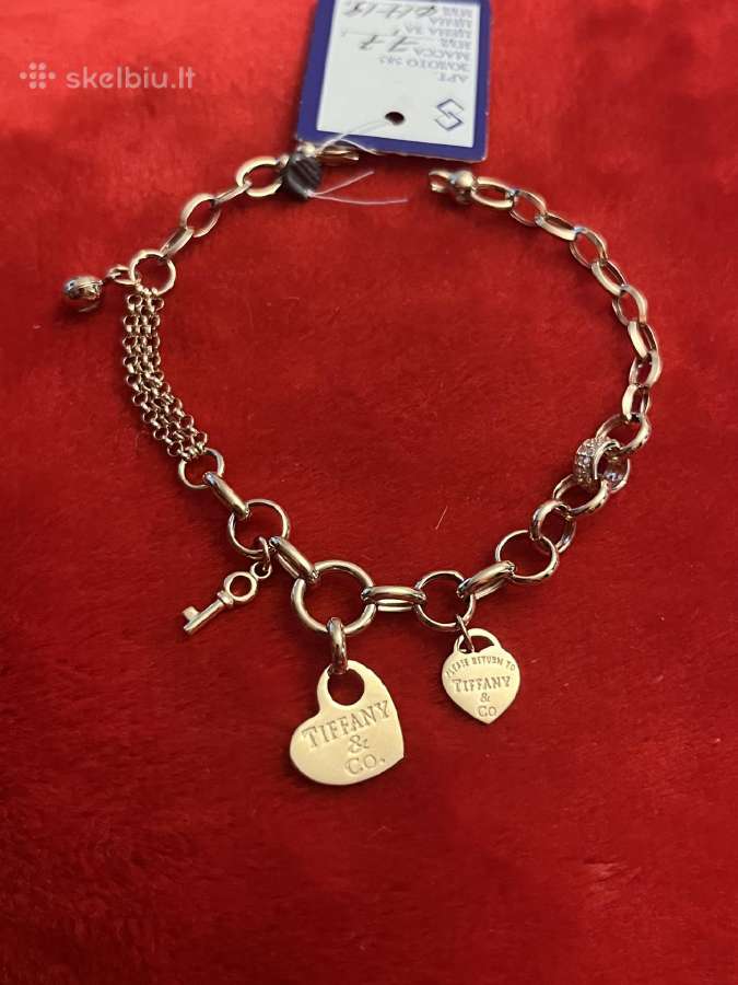 Išskirtinė auksinė Tiffany apyrankė - nuotraukos Nr. 4