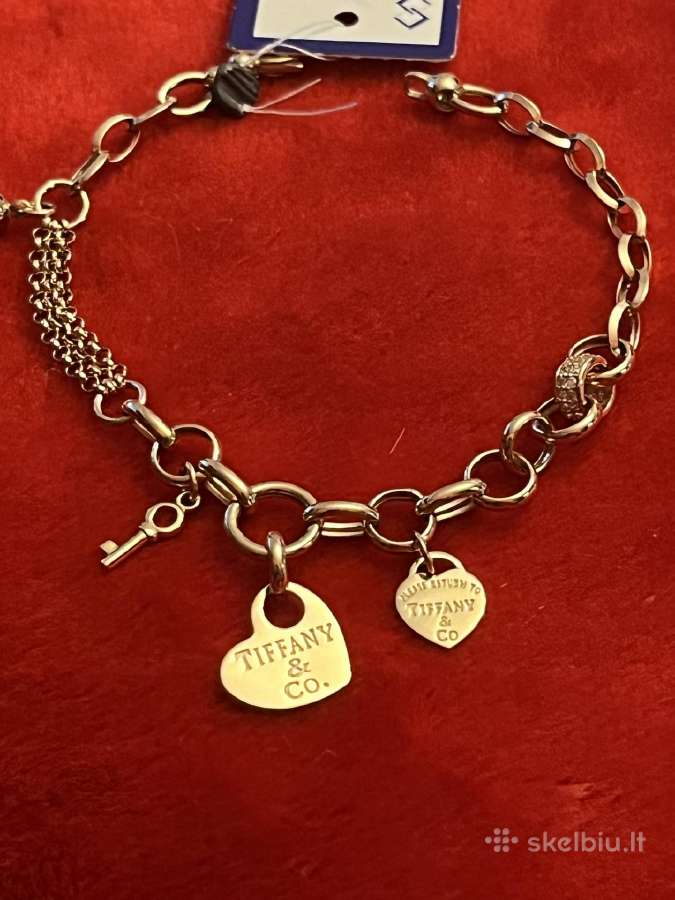 Išskirtinė auksinė Tiffany apyrankė