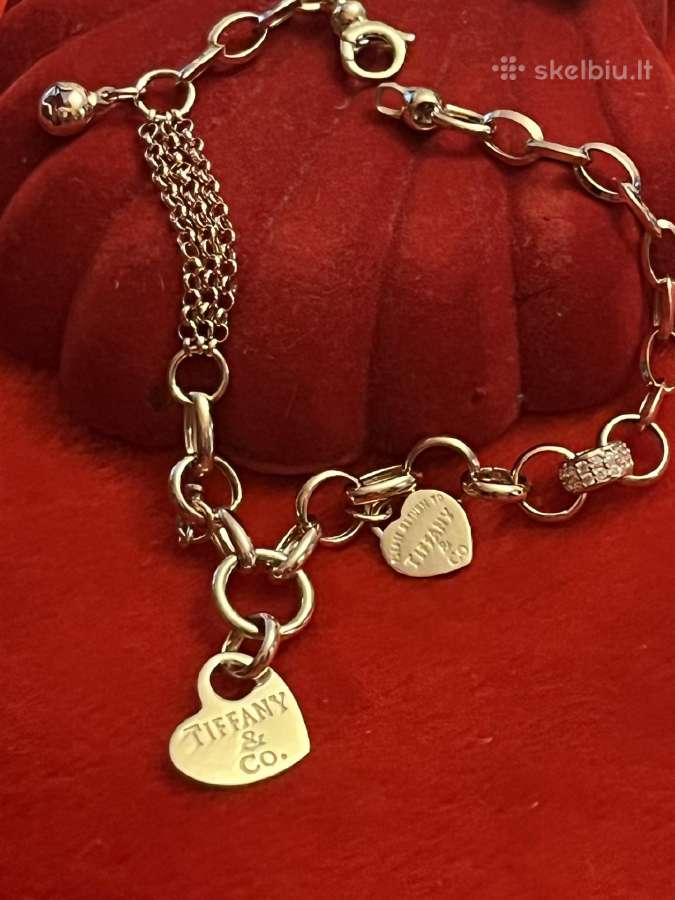 Išskirtinė auksinė Tiffany apyrankė - nuotraukos Nr. 13