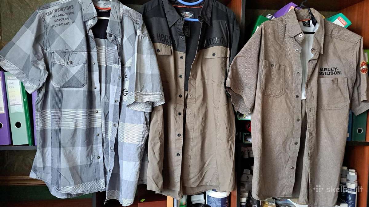 Harley-davidson vyriški marškiniai