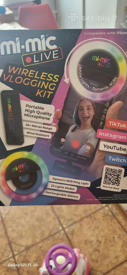 Išoriniai miktofonai telefonui. Kaina 15€