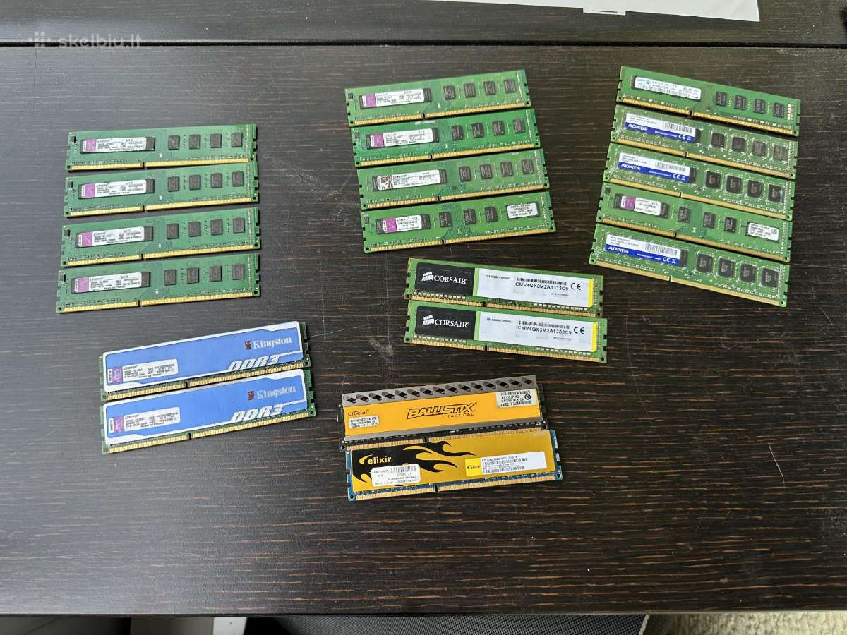 Ddr3 RAM 2gb-4gb - nuotraukos Nr. 2