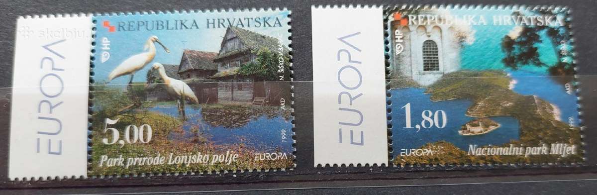 Kroatija 1999 Cept, švarus, Michel 498-499