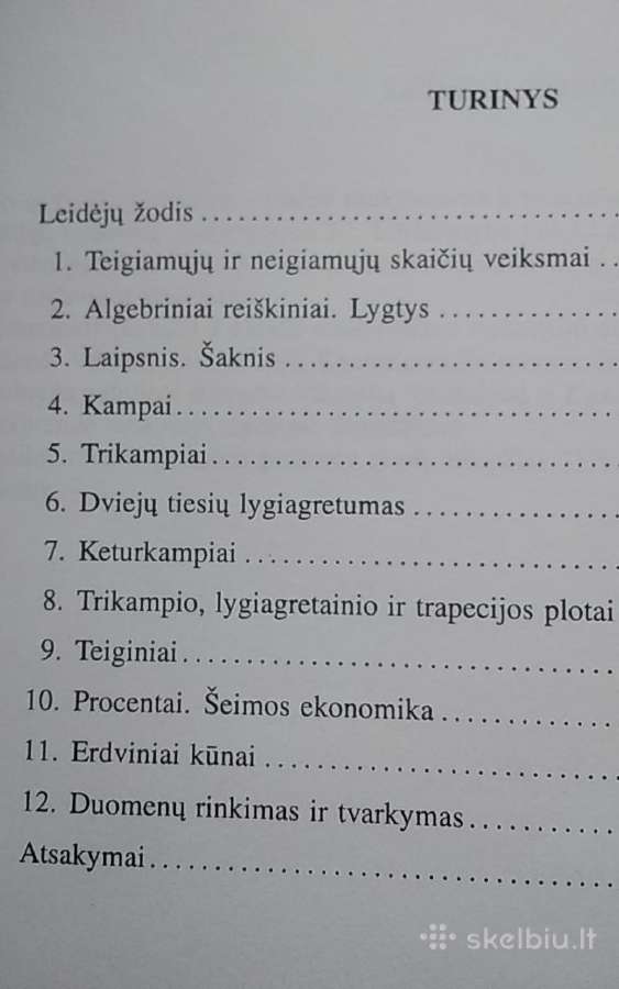 Matematika 7. Uždavinynas - nuotraukos Nr. 3
