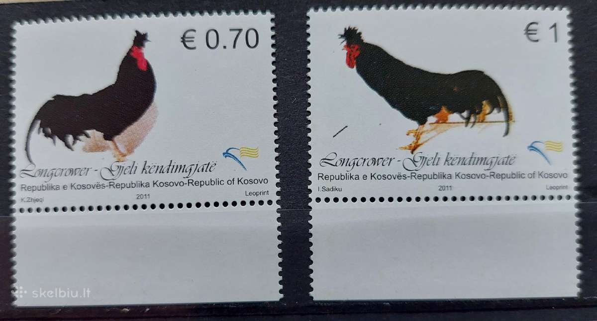 Kosovas 2011 gaidžiai, švarus, Michel 207-208