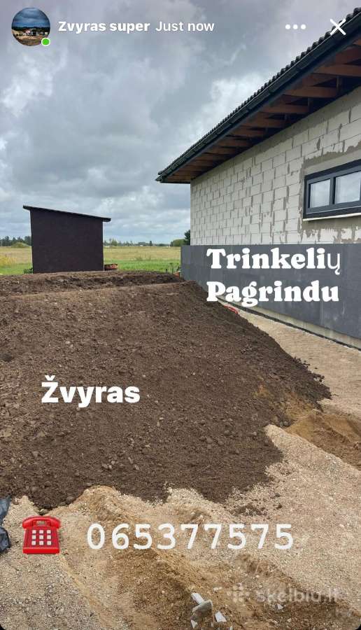 Skalda. Kelinis žvyras. Smėlis. Pagrindams - nuotraukos Nr. 9