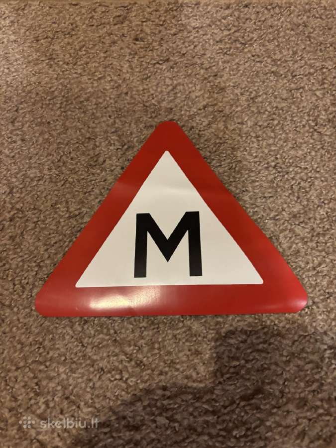 Parduodama magnetinė M raide - nuotraukos Nr. 2