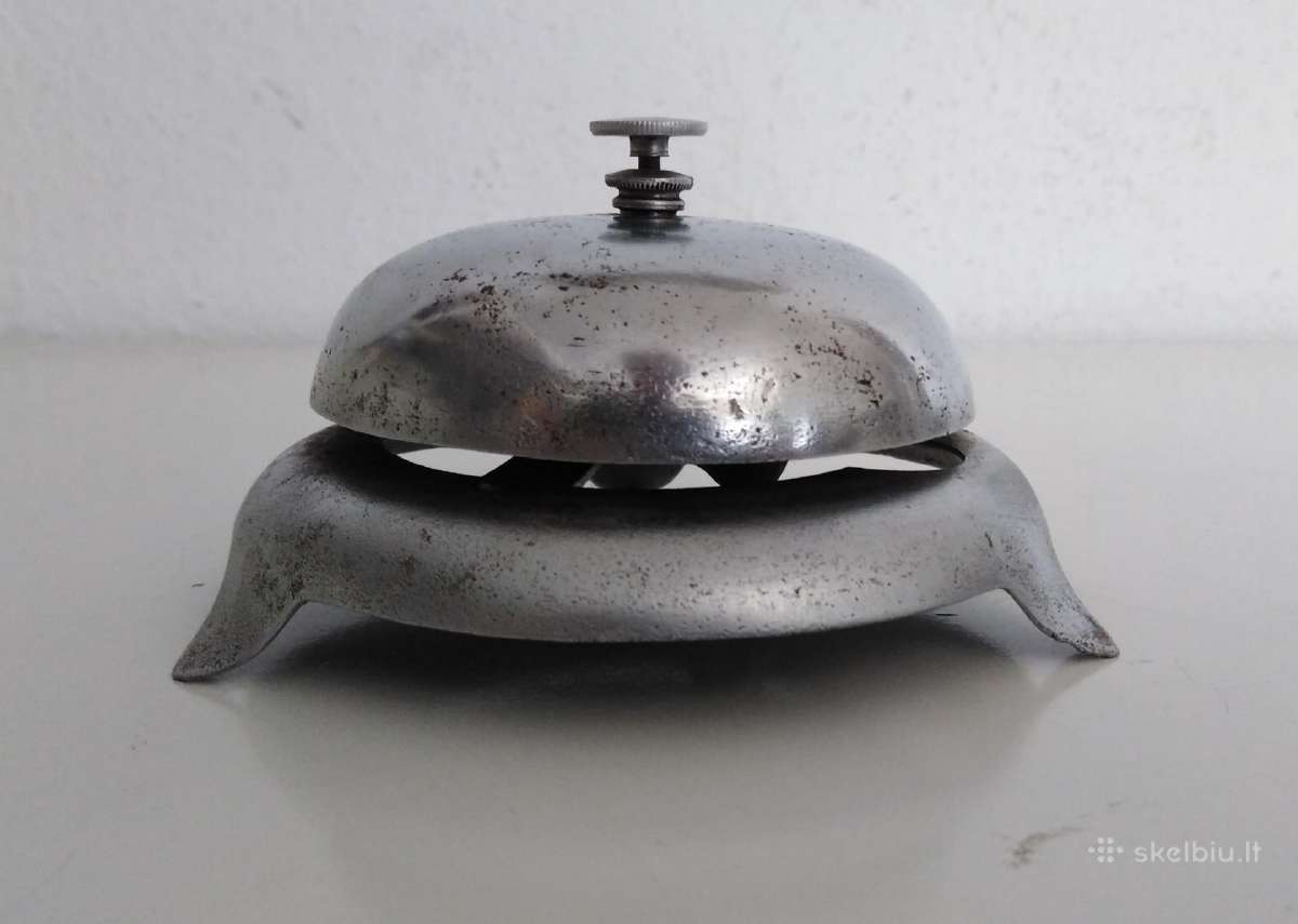 Viesbucio registracija antikvarinis skambutis 1934 - nuotraukos Nr. 3