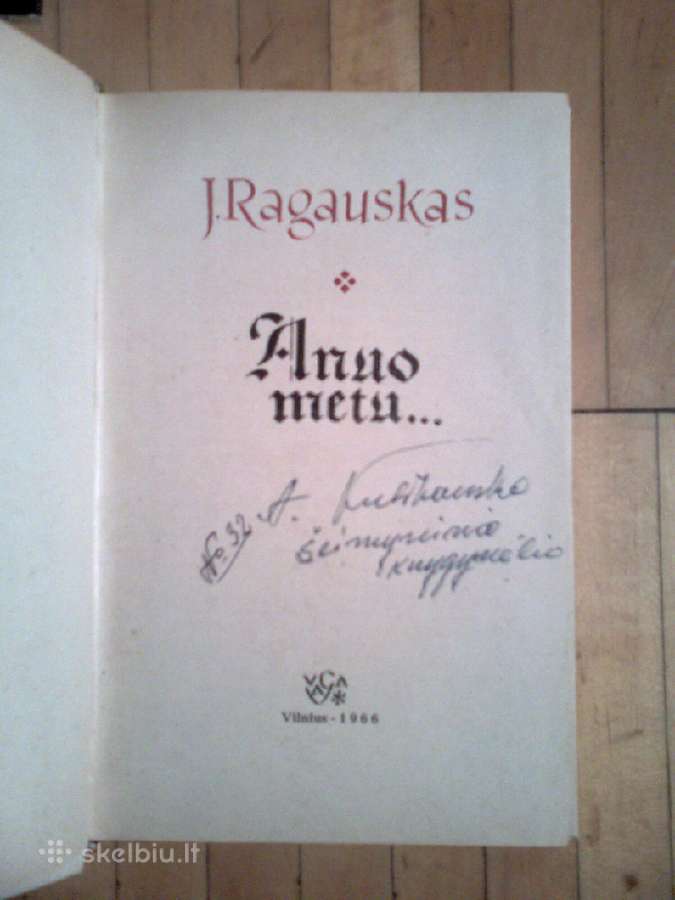 Ateistinė knyga J. Ragauskas "Anuo metu" 1966m. - nuotraukos Nr. 2