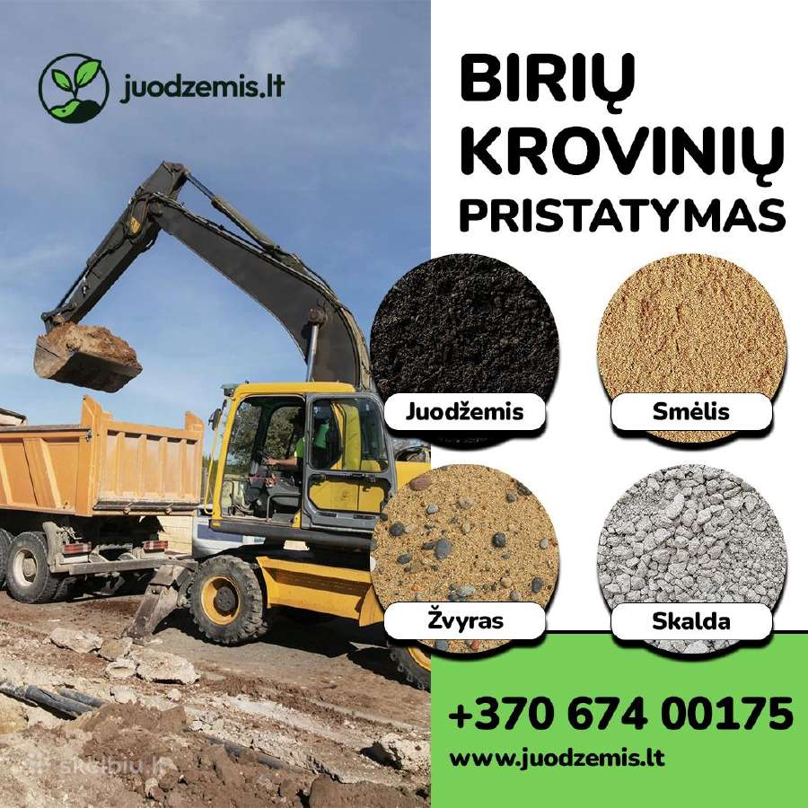 Juodžemis, žvyras, smėlis, skalda, žvirgždas, kt. - nuotraukos Nr. 14