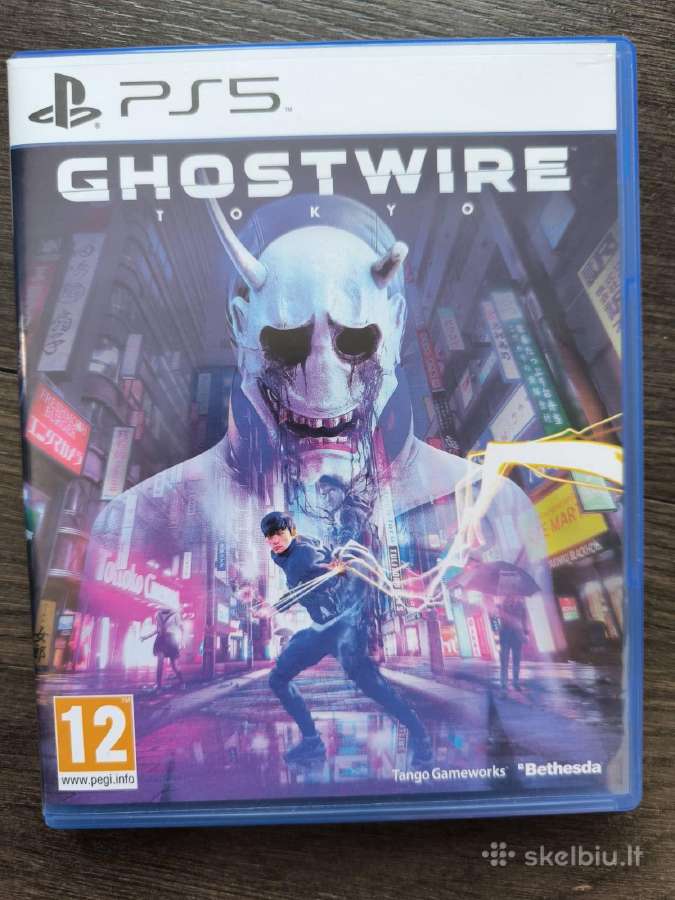 Prduodu Ps5 zaidima Ghostwire Tokyo