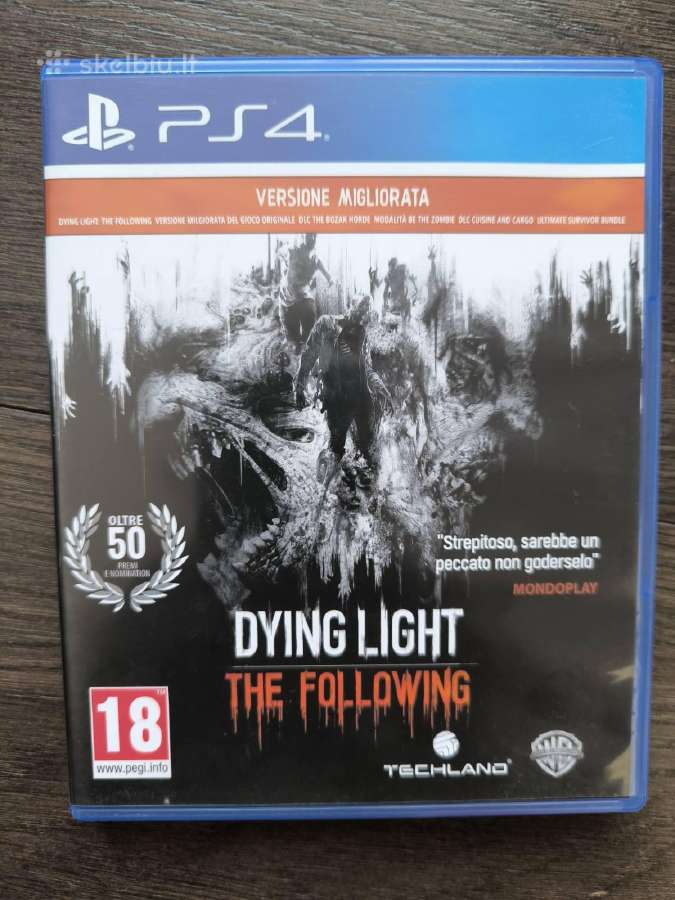 Parduodu Ps4 zaidima Dying Light The Following