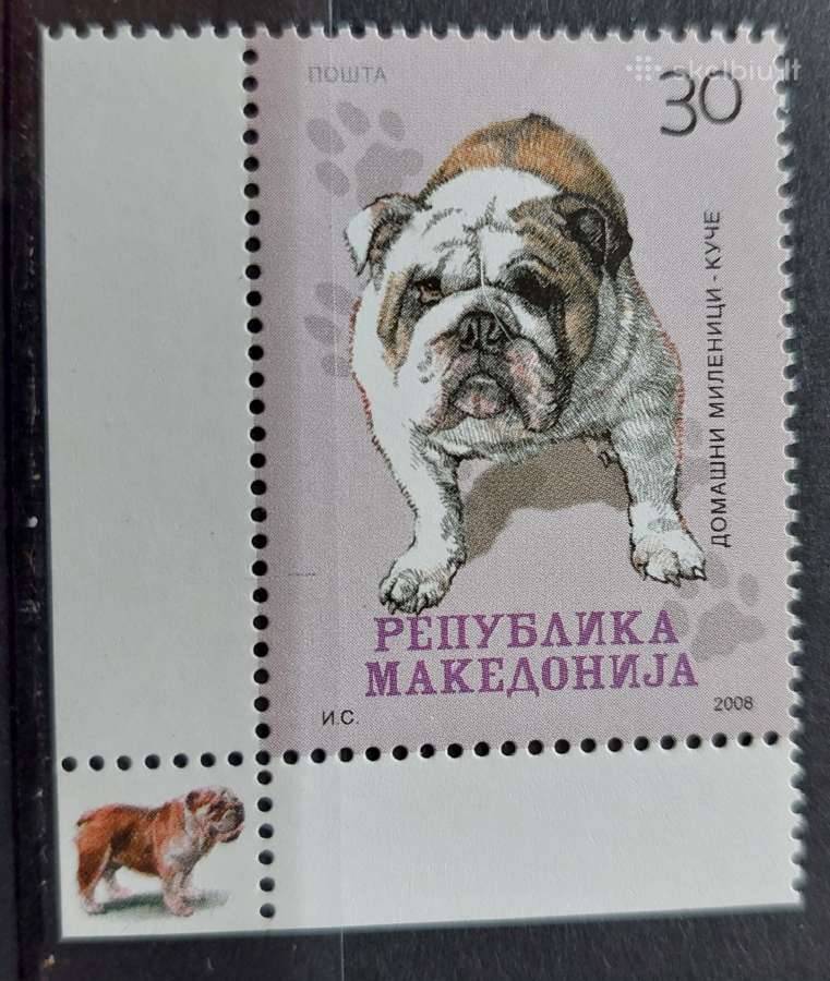 Makedonija 2008 šuo, švarus, Michel 457